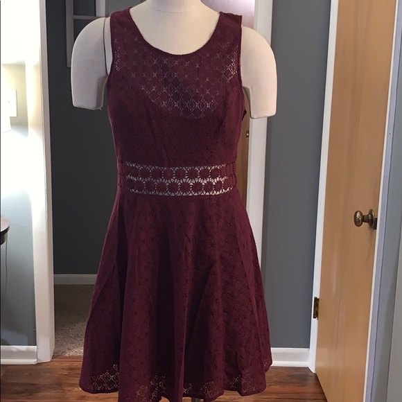 Free People Dresses & Skirts - Purple lace free people dress size 12